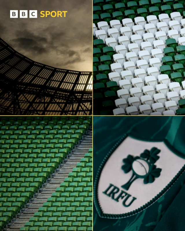 General views of the Aviva Stadium, Dublin