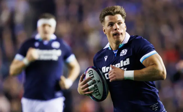 Scotland centre Huw Jones