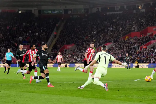 Salah nicks in ahead of McCarthy to score the equaliser