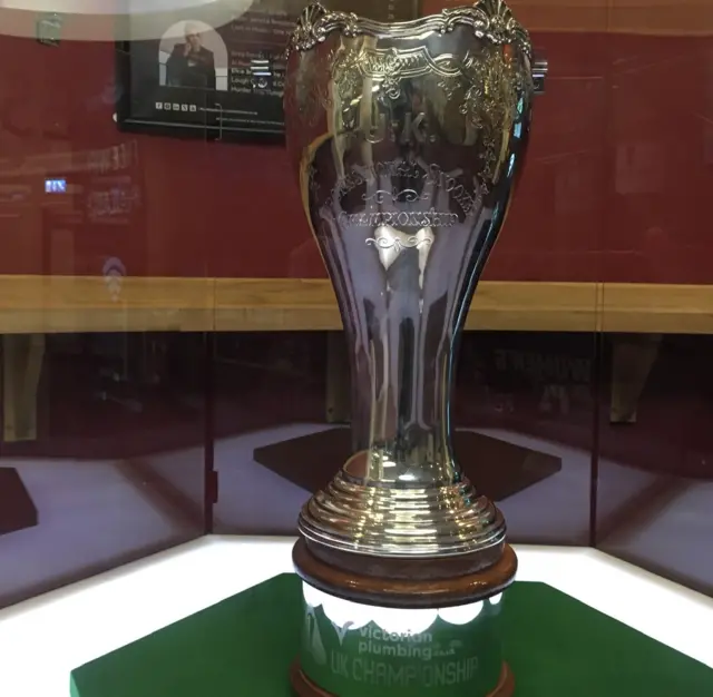 UK Snooker Championship trophy