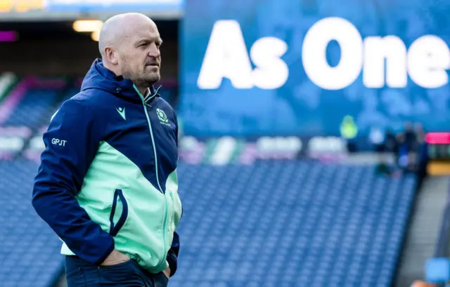 Scotland head coach Gregor Townsend at Murrayfield