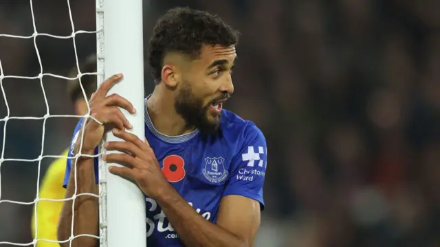 Everton forward Dominic Calvert-Lewin