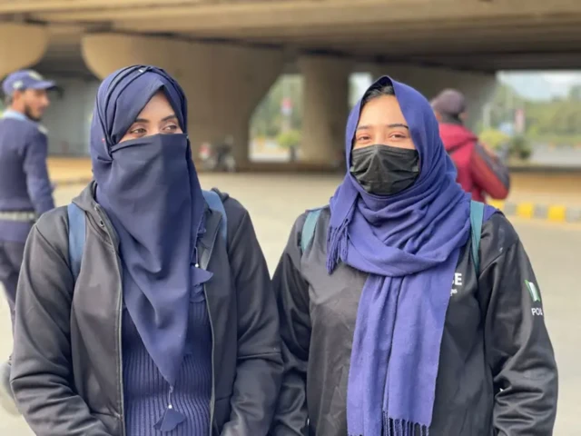 Two female officers in Islamabad