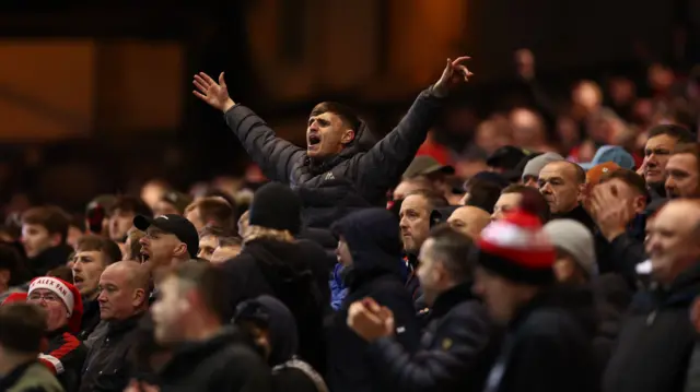 Crewe fans at Vale Park