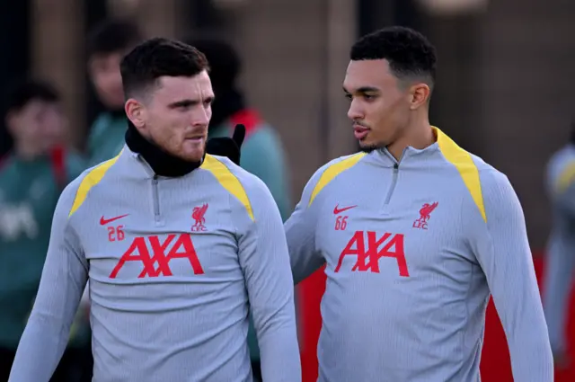 Andy Robertson and Trent Alexnder-Arnold