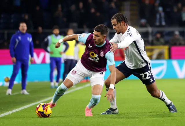 Burnley v Coventry match action