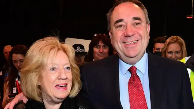 Moira and Alex Salmond were married for more than 40 years