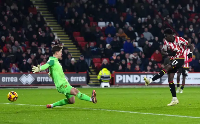 Sheffield United score third goal