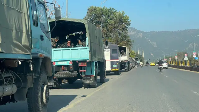 A highway in Islamabad Pakistan