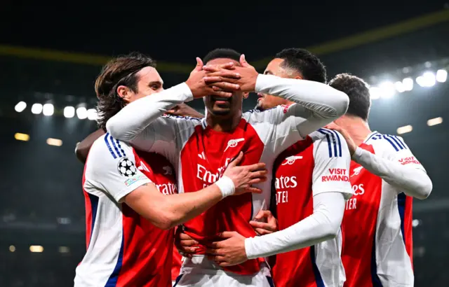 Gabriel celebrates