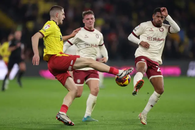 Watford v Bristol City match action