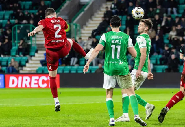 Hibernian 1-2 Aberdeen