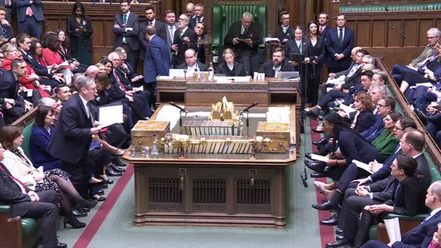 Starmer and Badenoch at PMQs