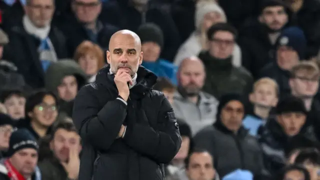 Mancheester City boss Pep Guardiola