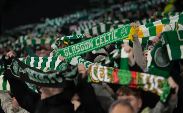 Fans at Celtic Park