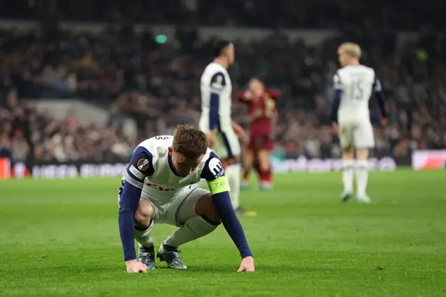 A dejected looking James Maddison