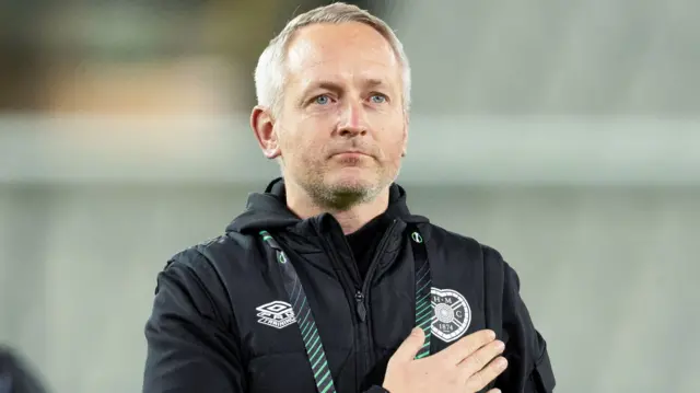 Hearts head coach Neil Critchley before a UEFA Conference League 2024/25 League Phase MD4 match between Cercle Brugge and Heart of Midlothian at the Jan Breydel Stadium