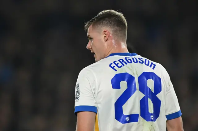 Brighton forward Evan Ferguson