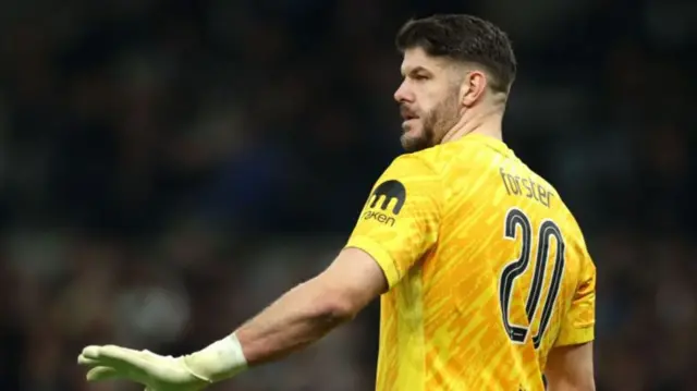 Tottenham goalkeeper Fraser Forster