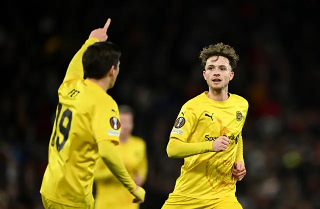 : Hakon Evjen of FK Bodo/Glimt celebrates