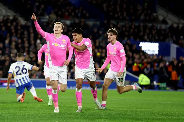 Flynn Downes of Southampton celebrates