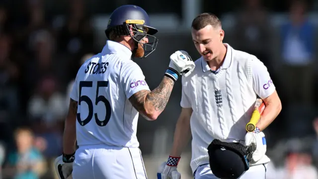 Ben Stokes and Harry Brook