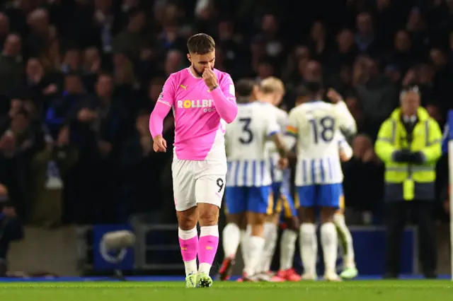 A dejected Adam Armstrong