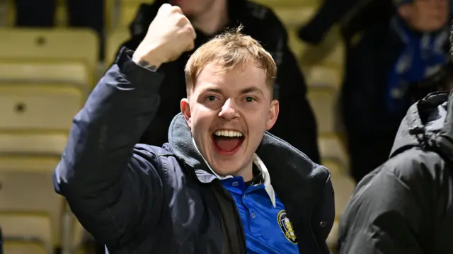 Gainsborough Trinity fans before kick off