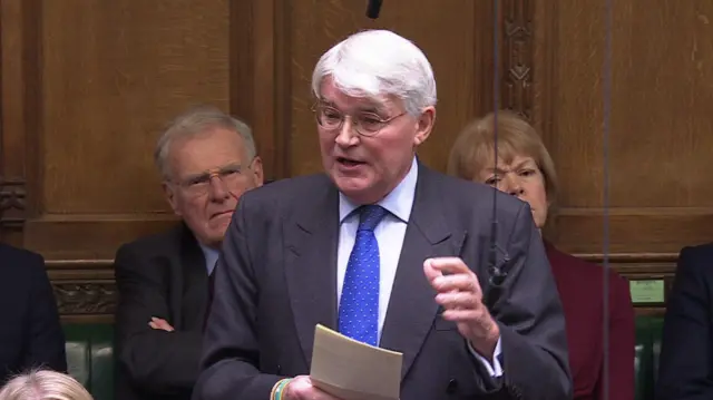 Andrew Mitchell speaking in the Commons