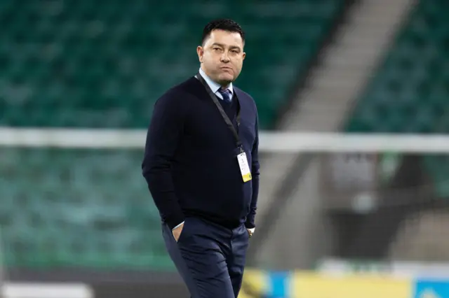 Scotland head coach Pedro Martinez Losa