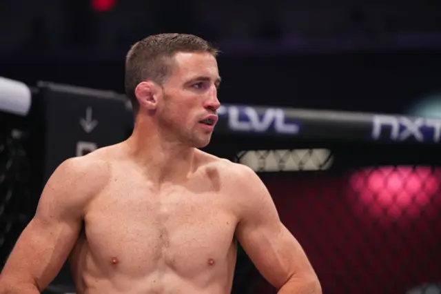 Brendan Loughnane in the cage