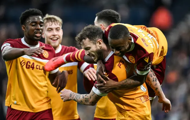 Motherwell celebrate