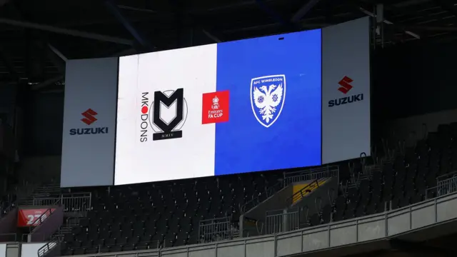 MK Dons v AFC Wimbledon scoreboard