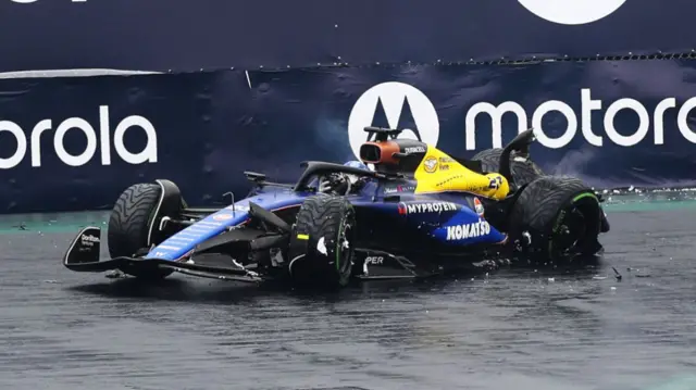 alex albon crash during qualifying