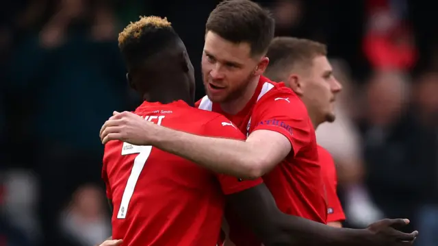 Leyton Orient celebrate goal