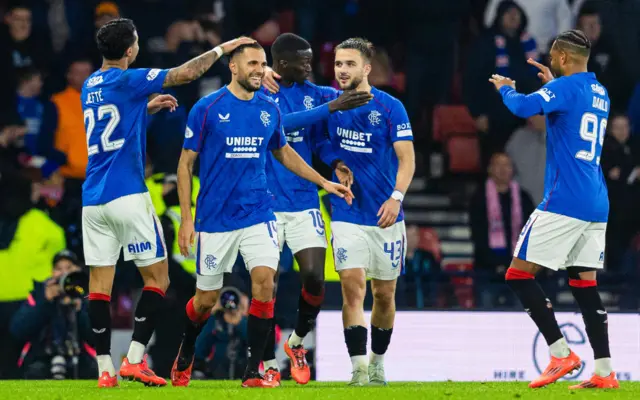 Rangers celebrate