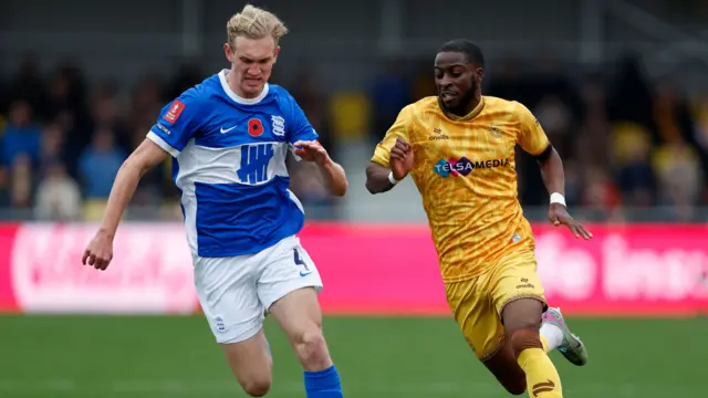 Sutton v Birmingham match action