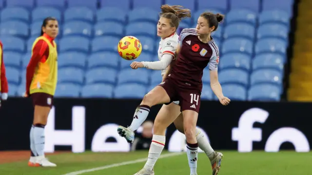 Turner flies into a challenge near the touchline