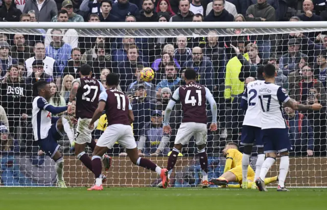 Aston Villa's Morgan Rogers scores their first goal