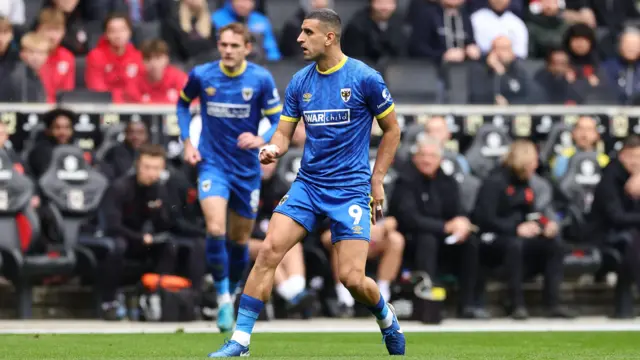 AFC Wimbledon's Omar Bugiel