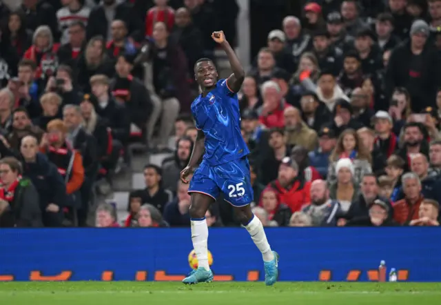 Chelsea's Moises Caicedo celebrates