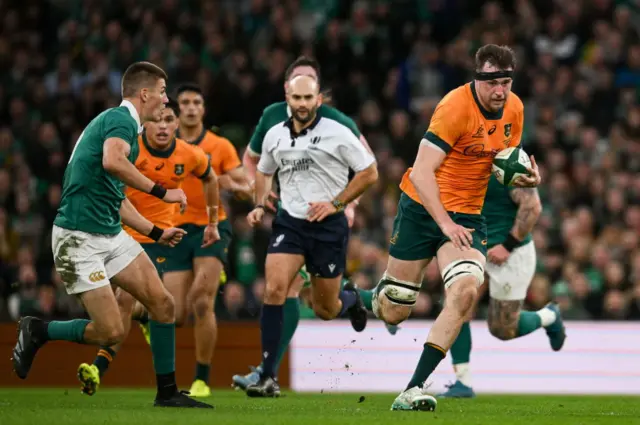 Action between Ireland and Australia