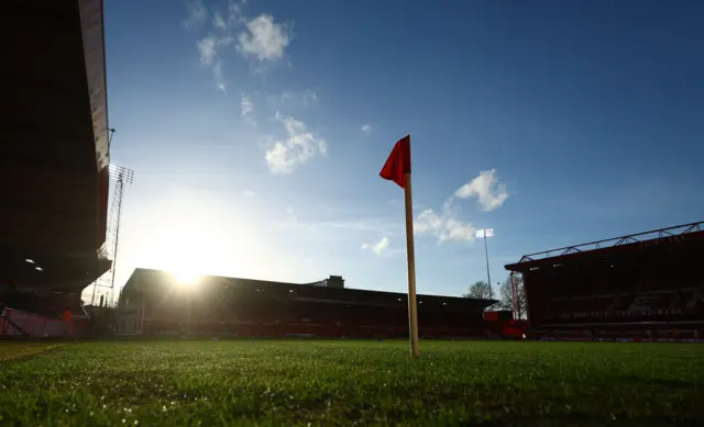 A view of the City Ground.