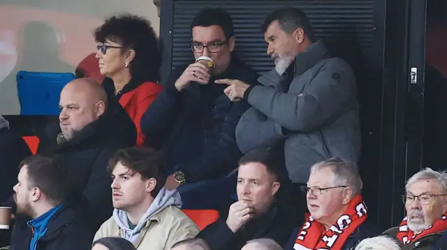 Roy Keane at Salford's Peninsula Stadium