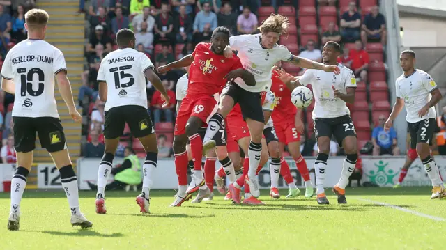 Leyton Orient vs Oldham Athletic in September 2021 in League Two