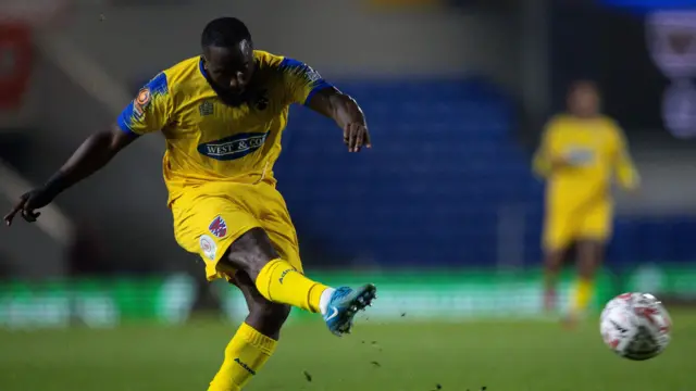 Junior Morias scores for Dagenham & Redbridge