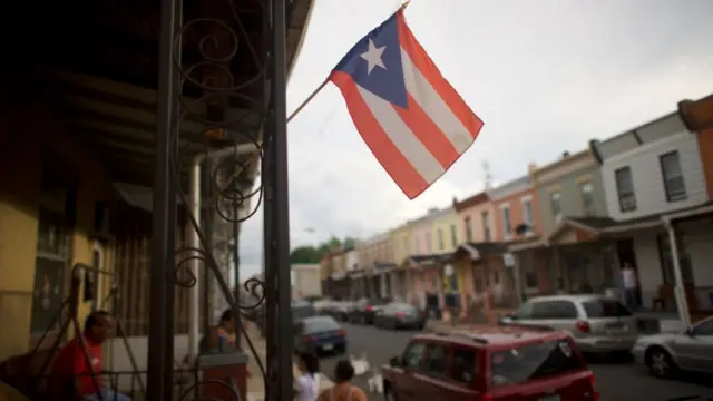 Puerto Rican flag in Philadelphia