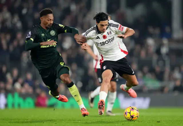 Ethan Pinnock and Raul Jimenez