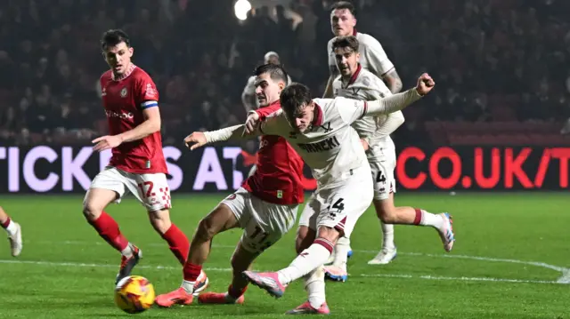 Harrison Burrows strikes the winner for Sheffield United at Bristol City