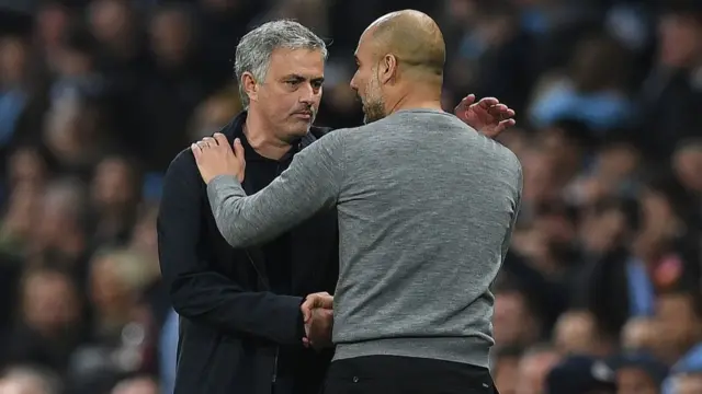 Jose Mourinho and Pep Guardiola